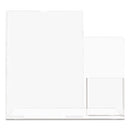 deflecto® wholesale. Superior Image Slanted Sign Holder With Side Pocket, 13.5w X 4.25d X 10.88h, Clear. HSD Wholesale: Janitorial Supplies, Breakroom Supplies, Office Supplies.