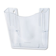 deflecto® wholesale. Euro-style Docupocket Portrait Wall File, 10 1-4 X 10 X 4, Clear. HSD Wholesale: Janitorial Supplies, Breakroom Supplies, Office Supplies.