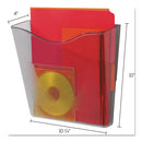 deflecto® wholesale. Euro-style Docupocket Portrait Wall File, 10 1-4 X 10 X 4, Smoke. HSD Wholesale: Janitorial Supplies, Breakroom Supplies, Office Supplies.