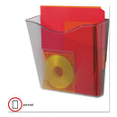 deflecto® wholesale. Euro-style Docupocket Portrait Wall File, 10 1-4 X 10 X 4, Smoke. HSD Wholesale: Janitorial Supplies, Breakroom Supplies, Office Supplies.