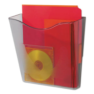 deflecto® wholesale. Euro-style Docupocket Portrait Wall File, 10 1-4 X 10 X 4, Smoke. HSD Wholesale: Janitorial Supplies, Breakroom Supplies, Office Supplies.
