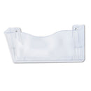 deflecto® wholesale. Euro-style Docupocket Landscape Wall File, Large-tabloid, 15 X 6 5-8 X 4, Clear. HSD Wholesale: Janitorial Supplies, Breakroom Supplies, Office Supplies.