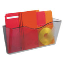 deflecto® wholesale. Euro-style Docupocket Landscape Wall File, Large-tabloid, 15 X 6 5-8 X 4, Smoke. HSD Wholesale: Janitorial Supplies, Breakroom Supplies, Office Supplies.