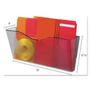 deflecto® wholesale. Euro-style Docupocket Landscape Wall File, Large-tabloid, 15 X 6 5-8 X 4, Smoke. HSD Wholesale: Janitorial Supplies, Breakroom Supplies, Office Supplies.