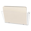 deflecto® wholesale. Unbreakable Docupocket Wall File, Letter, 14 1-2 X 3 X 6 1-2, Clear. HSD Wholesale: Janitorial Supplies, Breakroom Supplies, Office Supplies.