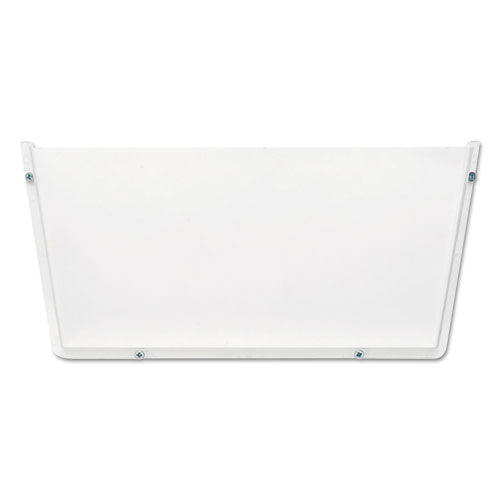 deflecto® wholesale. Unbreakable Docupocket Wall File, Letter, 14 1-2 X 3 X 6 1-2, Clear. HSD Wholesale: Janitorial Supplies, Breakroom Supplies, Office Supplies.