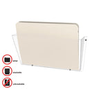 deflecto® wholesale. Unbreakable Docupocket Wall File, Letter, 14 1-2 X 3 X 6 1-2, Clear. HSD Wholesale: Janitorial Supplies, Breakroom Supplies, Office Supplies.