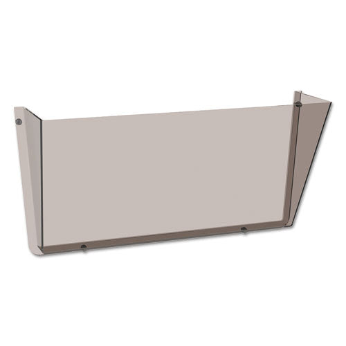 deflecto® wholesale. Unbreakable Docupocket Wall File, Letter, 14 1-2 X 3 X 6 1-2, Smoke. HSD Wholesale: Janitorial Supplies, Breakroom Supplies, Office Supplies.