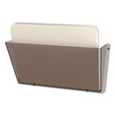 deflecto® wholesale. Unbreakable Docupocket Wall File, Letter, 14 1-2 X 3 X 6 1-2, Smoke. HSD Wholesale: Janitorial Supplies, Breakroom Supplies, Office Supplies.