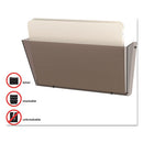 deflecto® wholesale. Unbreakable Docupocket Wall File, Letter, 14 1-2 X 3 X 6 1-2, Smoke. HSD Wholesale: Janitorial Supplies, Breakroom Supplies, Office Supplies.