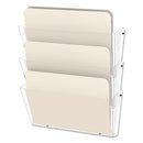 deflecto® wholesale. Unbreakable Docupocket 3-pocket Wall File, Letter, 14 1-2 X 3 X 6 1-2, Clear. HSD Wholesale: Janitorial Supplies, Breakroom Supplies, Office Supplies.