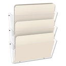 deflecto® wholesale. Unbreakable Docupocket 3-pocket Wall File, Letter, 14 1-2 X 3 X 6 1-2, Clear. HSD Wholesale: Janitorial Supplies, Breakroom Supplies, Office Supplies.