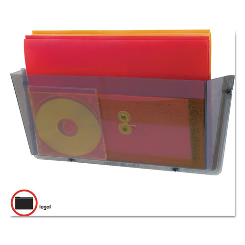deflecto® wholesale. Unbreakable Docupocket Wall File, Legal, 17 1-2 X 3 X 6 1-2, Smoke. HSD Wholesale: Janitorial Supplies, Breakroom Supplies, Office Supplies.