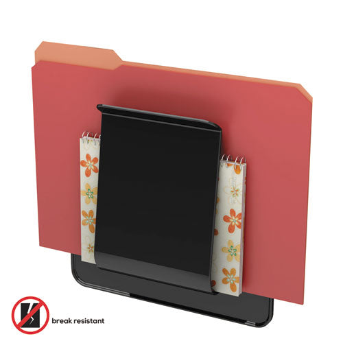 deflecto® wholesale. Stand Tall Wall File, Letter-legal-oversized, 9 1-4 X 10 5-8 X 1 3-4, Black. HSD Wholesale: Janitorial Supplies, Breakroom Supplies, Office Supplies.