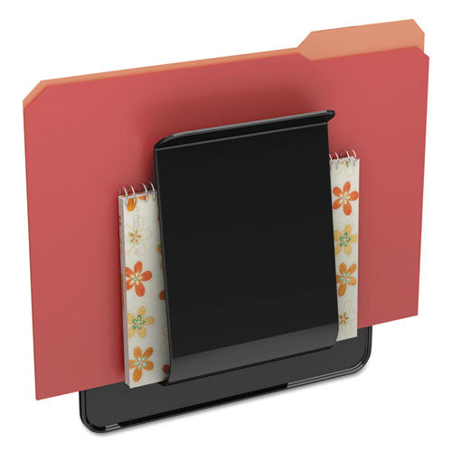 deflecto® wholesale. Stand Tall Wall File, Letter-legal-oversized, 9 1-4 X 10 5-8 X 1 3-4, Black. HSD Wholesale: Janitorial Supplies, Breakroom Supplies, Office Supplies.