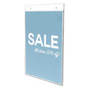 deflecto® wholesale. Classic Image Wall-mount Sign Holder, Portrait, 8 1-2 X 11, Clear. HSD Wholesale: Janitorial Supplies, Breakroom Supplies, Office Supplies.