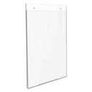deflecto® wholesale. Classic Image Wall-mount Sign Holder, Portrait, 8 1-2 X 11, Clear. HSD Wholesale: Janitorial Supplies, Breakroom Supplies, Office Supplies.