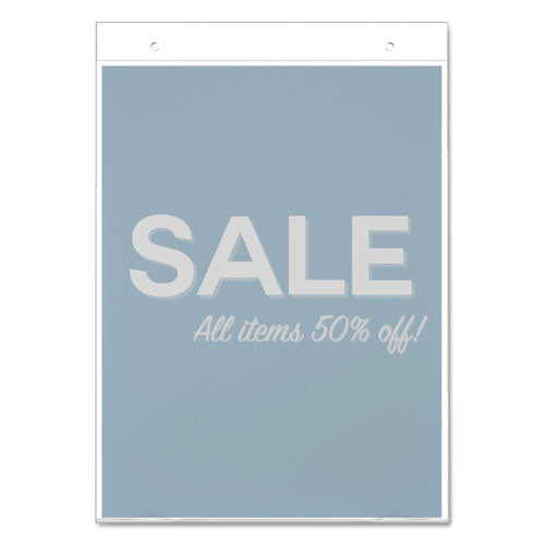 deflecto® wholesale. Classic Image Wall-mount Sign Holder, Portrait, 8 1-2 X 11, Clear. HSD Wholesale: Janitorial Supplies, Breakroom Supplies, Office Supplies.