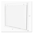 deflecto® wholesale. Classic Image Wall-mount Sign Holder, Landscape, 11 X 8 1-2, Clear. HSD Wholesale: Janitorial Supplies, Breakroom Supplies, Office Supplies.