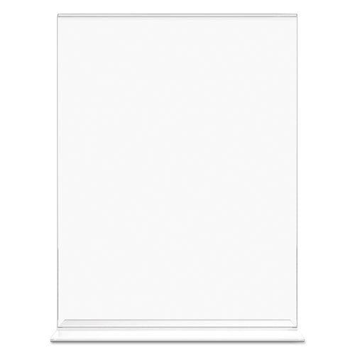 deflecto® wholesale. Classic Image Double-sided Sign Holder, 8 1-2 X 11 Insert, Clear. HSD Wholesale: Janitorial Supplies, Breakroom Supplies, Office Supplies.