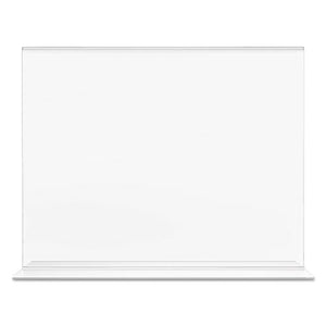 deflecto® wholesale. Classic Image Double-sided Sign Holder, 11 X 8 1-2 Insert, Clear. HSD Wholesale: Janitorial Supplies, Breakroom Supplies, Office Supplies.