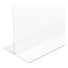 Load image into Gallery viewer, deflecto® wholesale. Classic Image Double-sided Sign Holder, 11 X 8 1-2 Insert, Clear. HSD Wholesale: Janitorial Supplies, Breakroom Supplies, Office Supplies.