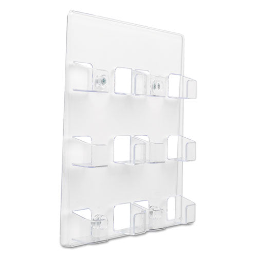 deflecto® wholesale. 6-pocket Business Card Holder, 480 Card Cap, 8 1-2 X 9 3-4 X 1 5-8, Clear. HSD Wholesale: Janitorial Supplies, Breakroom Supplies, Office Supplies.