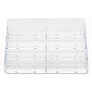 deflecto® wholesale. 8-pocket Business Card Holder, 400 Card Cap, 7 7-8 X 3 3-8 X 3 1-2, Clear. HSD Wholesale: Janitorial Supplies, Breakroom Supplies, Office Supplies.