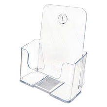 Load image into Gallery viewer, deflecto® wholesale. Docuholder For Countertop-wall-mount, Booklet Size, 6.5w X 3.75d X 7.75h, Clear. HSD Wholesale: Janitorial Supplies, Breakroom Supplies, Office Supplies.