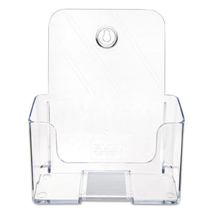 deflecto® wholesale. Docuholder For Countertop-wall-mount, Booklet Size, 6.5w X 3.75d X 7.75h, Clear. HSD Wholesale: Janitorial Supplies, Breakroom Supplies, Office Supplies.