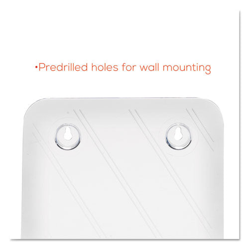 deflecto® wholesale. Docuholder For Countertop-wall-mount, Magazine, 9.25w X 3.75d X 10.75h, Clear. HSD Wholesale: Janitorial Supplies, Breakroom Supplies, Office Supplies.