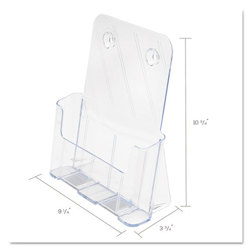 deflecto® wholesale. Docuholder For Countertop-wall-mount, Magazine, 9.25w X 3.75d X 10.75h, Clear. HSD Wholesale: Janitorial Supplies, Breakroom Supplies, Office Supplies.