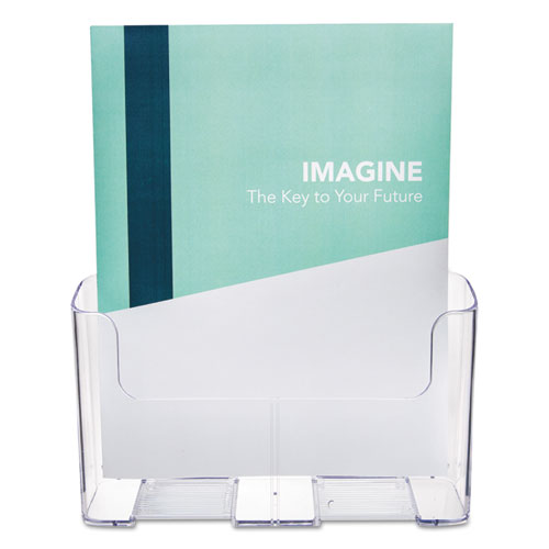 deflecto® wholesale. Docuholder For Countertop-wall-mount, Magazine, 9.25w X 3.75d X 10.75h, Clear. HSD Wholesale: Janitorial Supplies, Breakroom Supplies, Office Supplies.