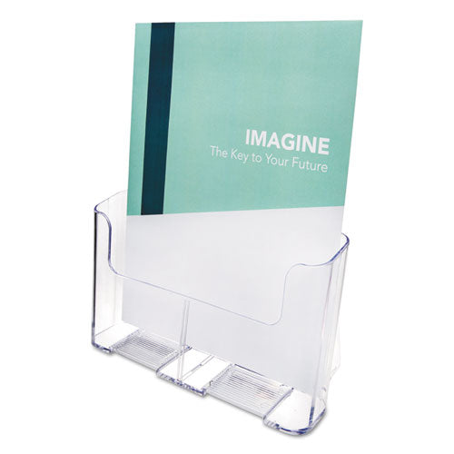 deflecto® wholesale. Docuholder For Countertop-wall-mount, Magazine, 9.25w X 3.75d X 10.75h, Clear. HSD Wholesale: Janitorial Supplies, Breakroom Supplies, Office Supplies.