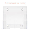 deflecto® wholesale. 3-compartment Docuholder, Magazine Size, 9.5w X 6.25d X 12.63, Clear. HSD Wholesale: Janitorial Supplies, Breakroom Supplies, Office Supplies.