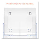 deflecto® wholesale. 4-compartment Docuholder, Magazine Size, 9.38w X 7d X 13.63h, Clear. HSD Wholesale: Janitorial Supplies, Breakroom Supplies, Office Supplies.