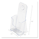 deflecto® wholesale. Docuholder For Countertop-wall-mount, Leaflet Size, 4.25w X 3.25d X 7.75h, Clear. HSD Wholesale: Janitorial Supplies, Breakroom Supplies, Office Supplies.