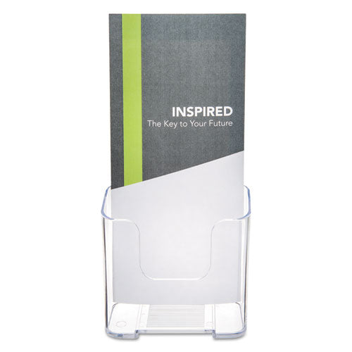 deflecto® wholesale. Docuholder For Countertop-wall-mount, Leaflet Size, 4.25w X 3.25d X 7.75h, Clear. HSD Wholesale: Janitorial Supplies, Breakroom Supplies, Office Supplies.