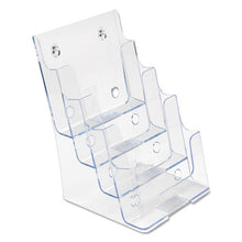 Load image into Gallery viewer, deflecto® wholesale. 4-compartment Docuholder, Booklet Size, 6.88w X 6.25d X 10h, Clear. HSD Wholesale: Janitorial Supplies, Breakroom Supplies, Office Supplies.