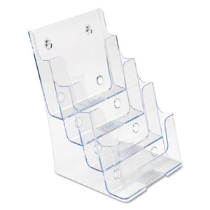 deflecto® wholesale. 4-compartment Docuholder, Booklet Size, 6.88w X 6.25d X 10h, Clear. HSD Wholesale: Janitorial Supplies, Breakroom Supplies, Office Supplies.