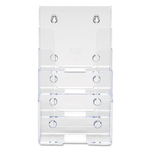 deflecto® wholesale. 4-compartment Docuholder, Booklet Size, 6.88w X 6.25d X 10h, Clear. HSD Wholesale: Janitorial Supplies, Breakroom Supplies, Office Supplies.