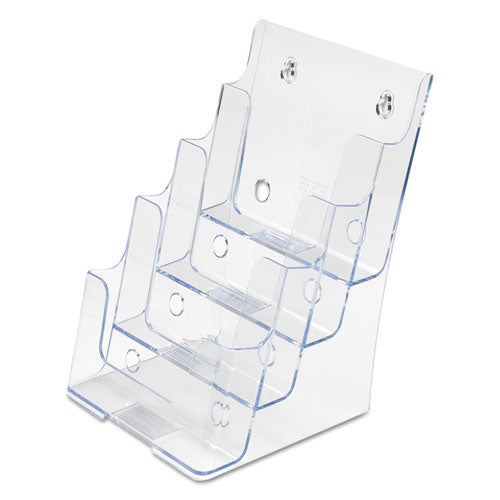 deflecto® wholesale. 4-compartment Docuholder, Booklet Size, 6.88w X 6.25d X 10h, Clear. HSD Wholesale: Janitorial Supplies, Breakroom Supplies, Office Supplies.