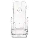 deflecto® wholesale. Docuholder For Countertop-wall-mount W-card Holder, 4.38w X 4.25d X 7.75h, Clear. HSD Wholesale: Janitorial Supplies, Breakroom Supplies, Office Supplies.