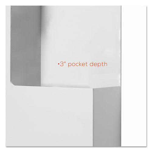 deflecto® wholesale. Suggestion Box Literature Holder W-locking Top, 13 3-4 X 3 5-8 X 13, White. HSD Wholesale: Janitorial Supplies, Breakroom Supplies, Office Supplies.