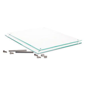 deflecto® wholesale. Superior Image Beveled Edge Sign Holder, Letter Insert, Clear-green-tinted Edges. HSD Wholesale: Janitorial Supplies, Breakroom Supplies, Office Supplies.