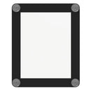 deflecto® wholesale. Superior Image Window Display, 8 1-2 X 11 Insert, Clear-black. HSD Wholesale: Janitorial Supplies, Breakroom Supplies, Office Supplies.