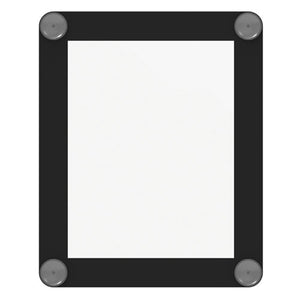 deflecto® wholesale. Superior Image Window Display, 8 1-2 X 11 Insert, Clear-black. HSD Wholesale: Janitorial Supplies, Breakroom Supplies, Office Supplies.