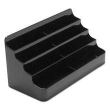 Load image into Gallery viewer, deflecto® wholesale. 8-tier Recycled Business Card Holder, 400 Card Cap, 7 7-8 X 3 7-8 X 3 3-8, Black. HSD Wholesale: Janitorial Supplies, Breakroom Supplies, Office Supplies.