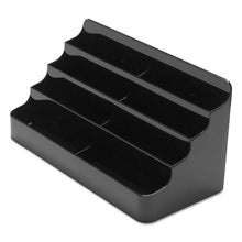 Load image into Gallery viewer, deflecto® wholesale. 8-tier Recycled Business Card Holder, 400 Card Cap, 7 7-8 X 3 7-8 X 3 3-8, Black. HSD Wholesale: Janitorial Supplies, Breakroom Supplies, Office Supplies.