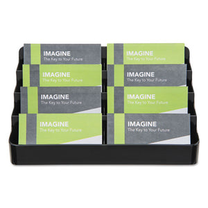 deflecto® wholesale. 8-tier Recycled Business Card Holder, 400 Card Cap, 7 7-8 X 3 7-8 X 3 3-8, Black. HSD Wholesale: Janitorial Supplies, Breakroom Supplies, Office Supplies.